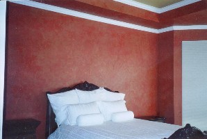 Texture with 3 color faux finish